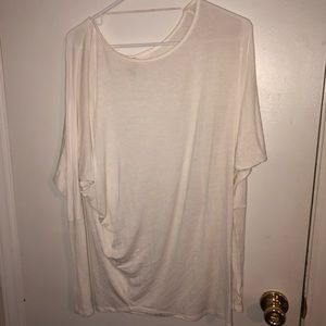 White LS Tunic Top